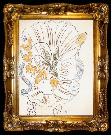 framed  Henri Matisse Vase, ta009-2
